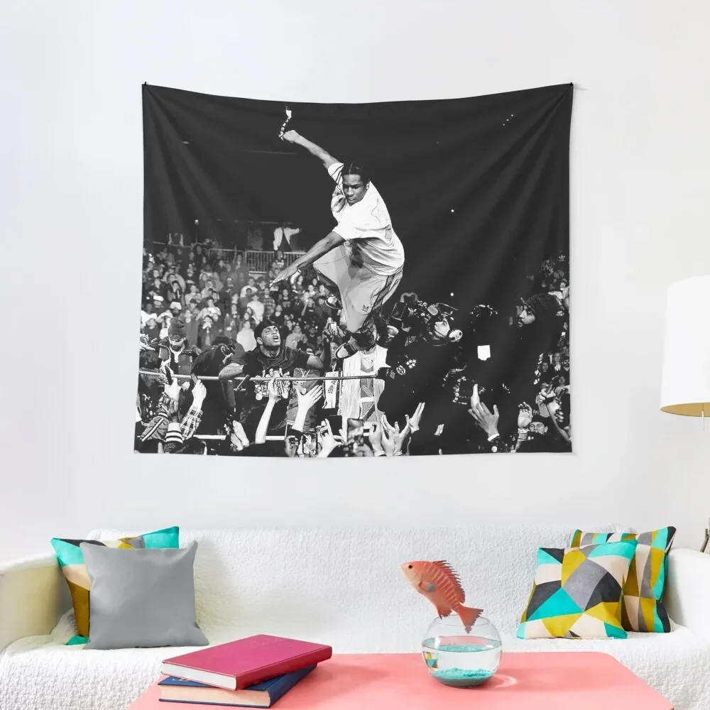 Asap Stage Diving Tapestry Outdoor Decoration Outdoor Decor Home Decor Aesthetic Bedroom Organization And Decoration Tapestry