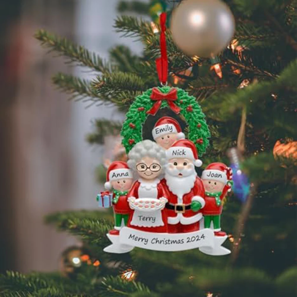 ตกแต่งคริสต์มาสวันหยุด Navidad ต้นไม้แขวนตกแต่ง 2025 Home Custom Snowman ตกแต่งคริสต์มาส