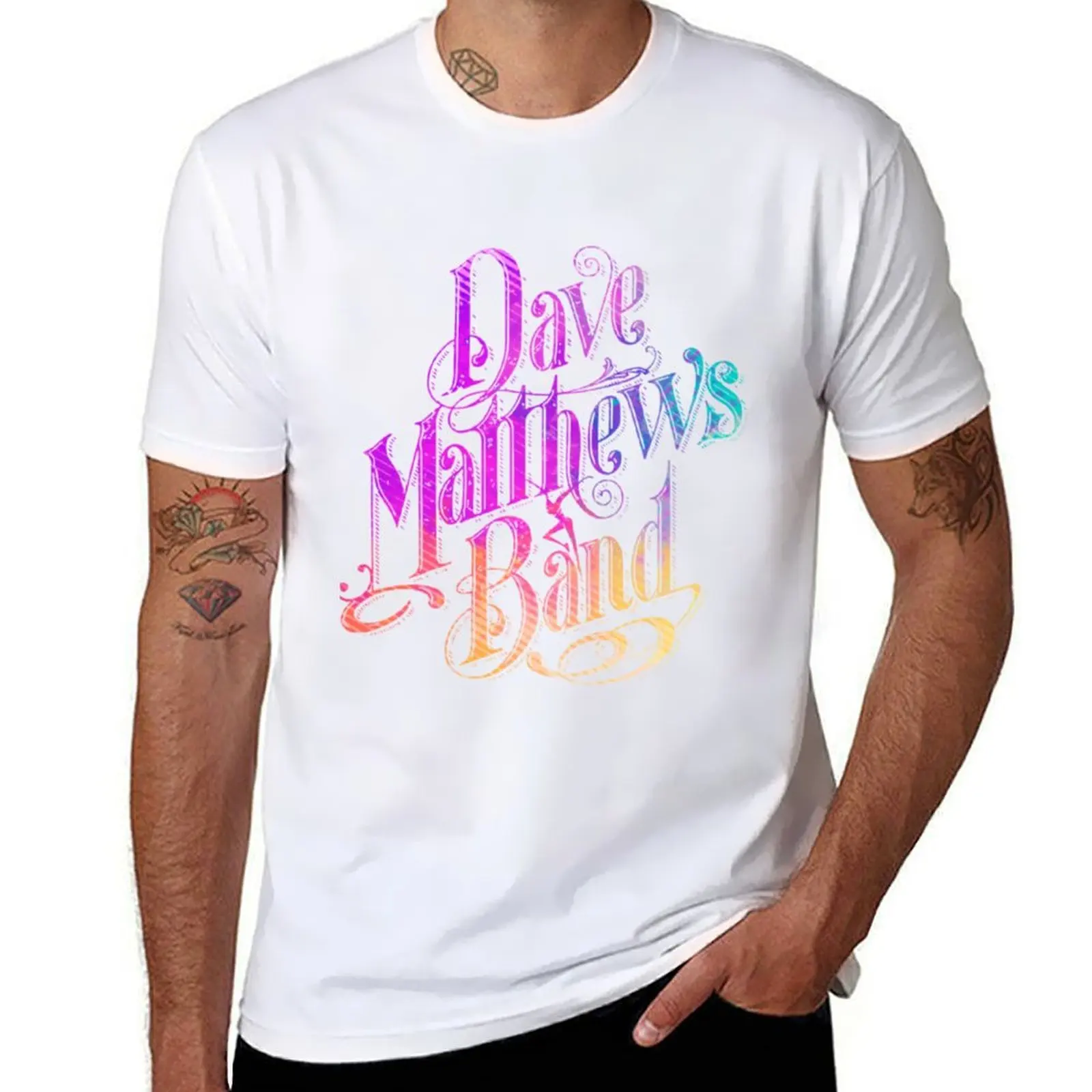 American & Rock Whiskey Big the Matthews GrooGrux Band King T-Shirt Sporty Breathable Short Sleeve T-Shirt