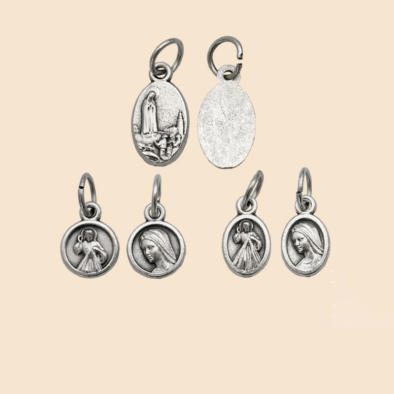 Retro Virgin Mary Charms Alloy Pendant DIY Christian Religious Jewelry For Making Necklace Bracelet Accessories