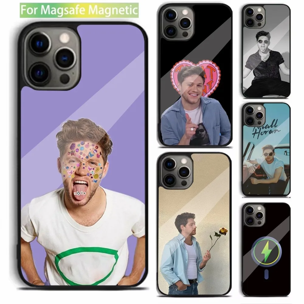 

Singer N-Niall Horan Phone Case For iPhone 16,15,14,13,12,11,Plus,Pro,Max,Mini Magsafe Magnetic Wireless Charging