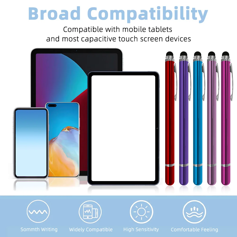 Metal Universal Capacitive Stylus Pen For Android Phone and Tablet  For iPhone Pen