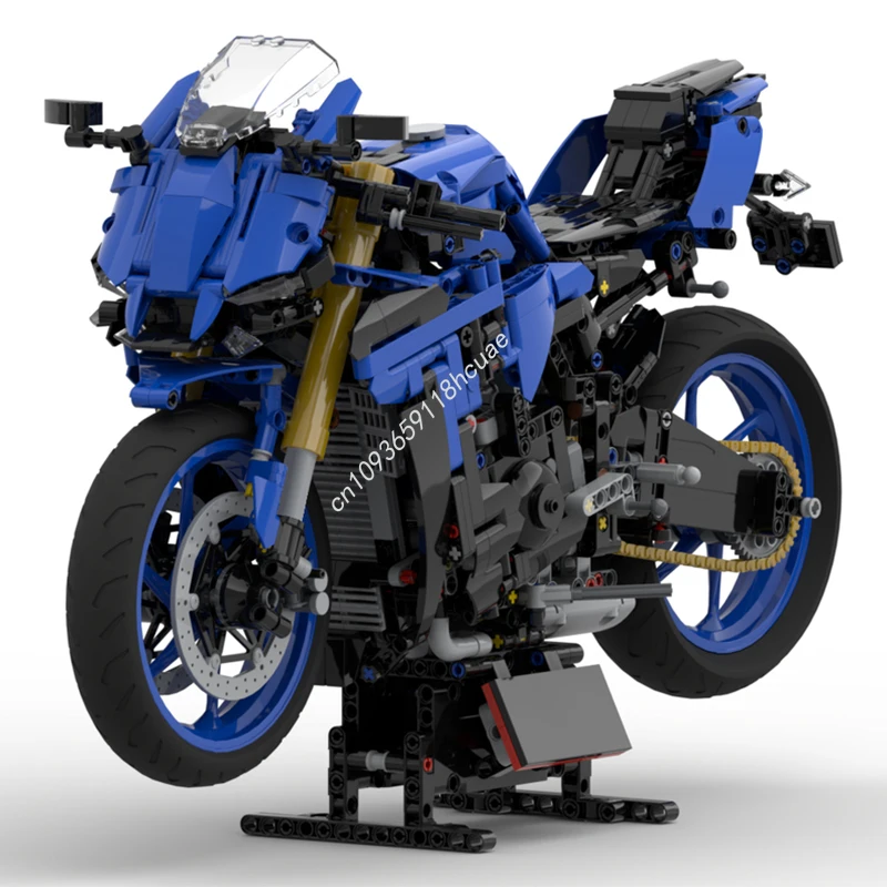 1624pcs MOC Yamahaes R1 Technic Building Blocks Children's Christmas toy Gift Model Construction DIY Assemble creative idea