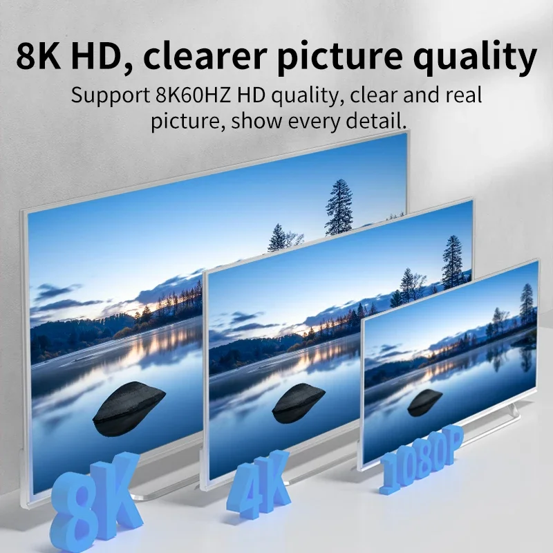 Выключатель Unnlink HDMI 3 в 1, 8K, 60 Гц, 4K, 120 Гц, HDMI 2,1 с пультом дистанционного управления для проектора PS5/4