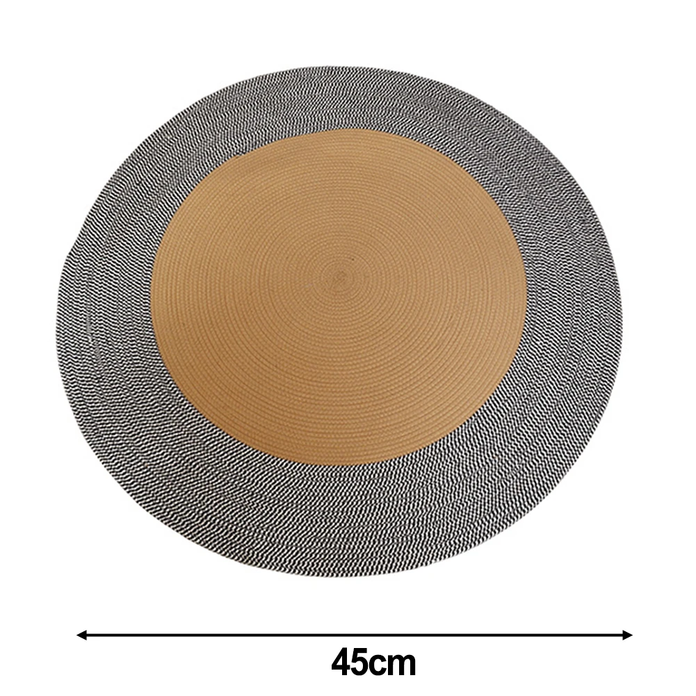 Chair Mat for jute Carpet Home Decor Living Room Decor Double-Sided Weave Low Maintenance Natural Aesthetic Rustic Charm