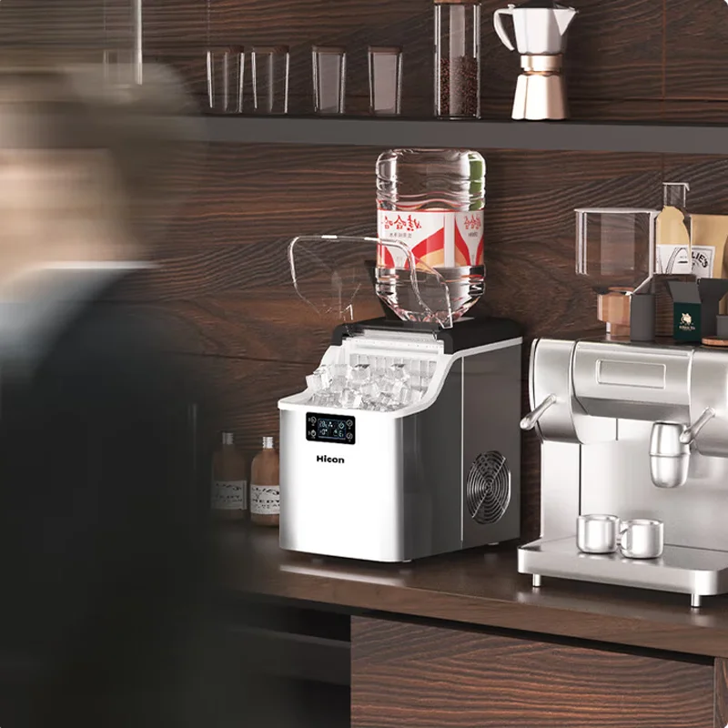 Image of Kommerzielle Haushalt Eismaschine Milch Tee Shop Café Kalten Getränk Shop Edelstahl Eiswürfelmaschine