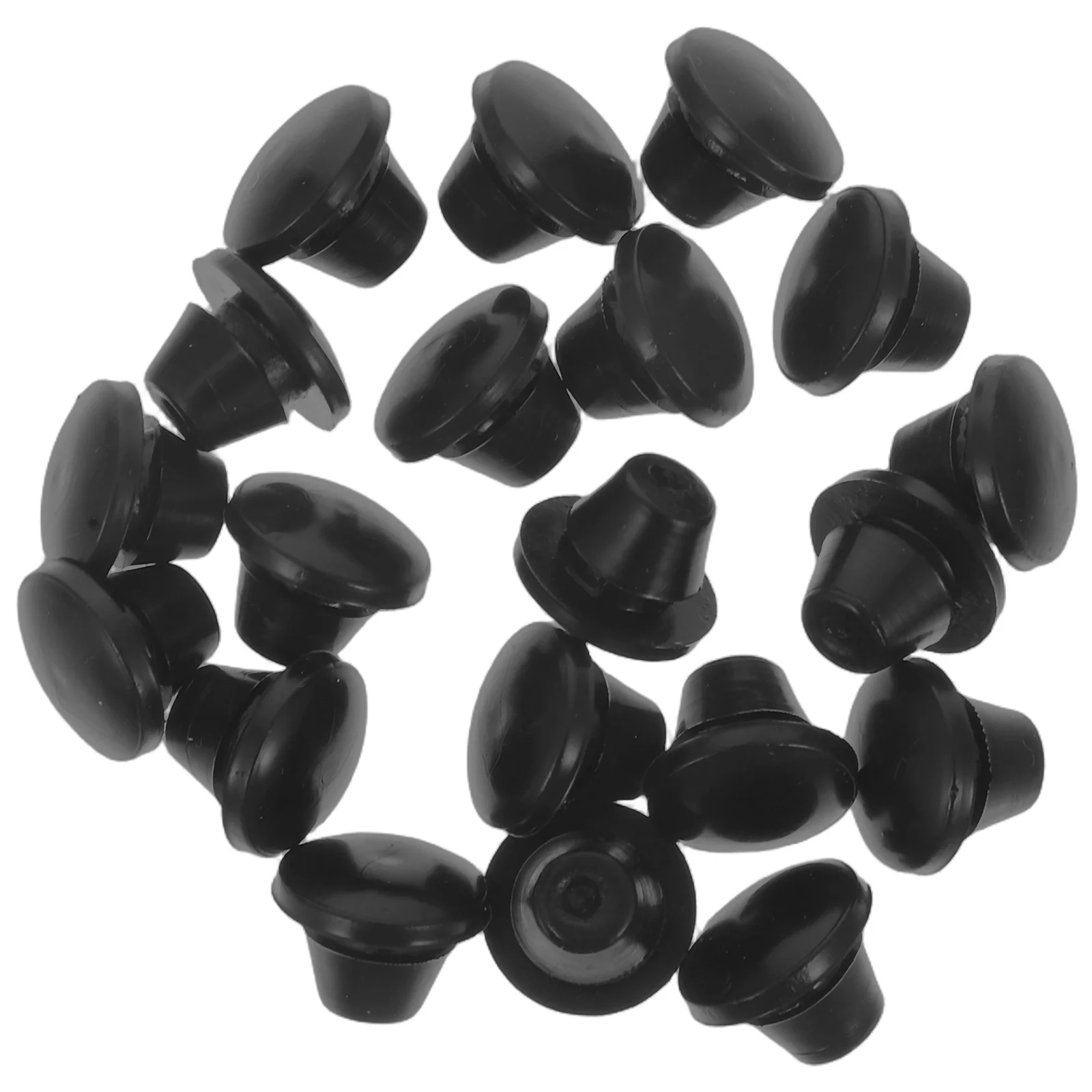 

20Pcs Rubber Sealing Plugs Wear-Resistant Hole Stoppers Protective Bumpers for Industrial and General Applications