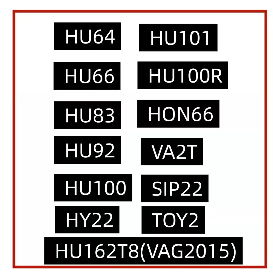 Lishi 2 In 1 Tool 2in1  Repair Tools NE66 NSN11 NSN14 TOY43AT TOY48 HYN14R TOY38R HU83 HU66 HU92 VA2T TOY2 HON66 HU100R SIP22