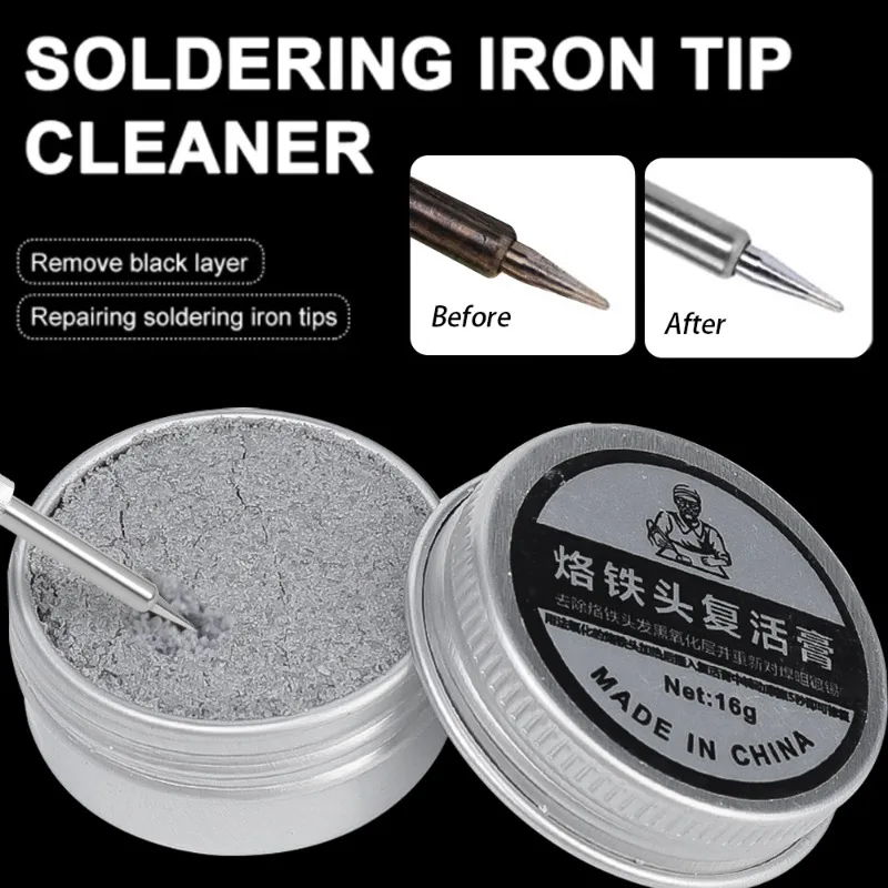 90/6G Soldering Iron Tip Refresher Non-stick Tin Solder Cream Clean Paste Oxide Solder Iron Tip Refresh Tip Tinner Activator