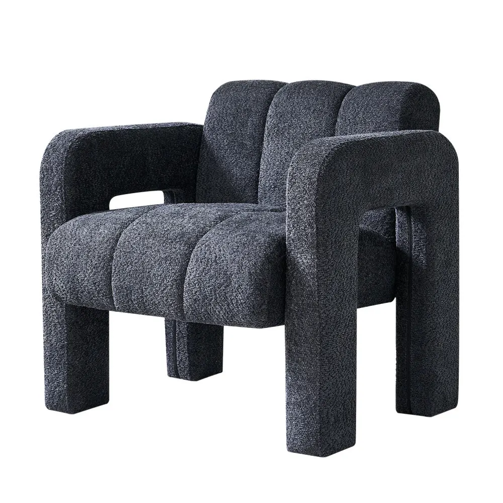 

31.10" Wide Boucle Upholstered Accent Chair