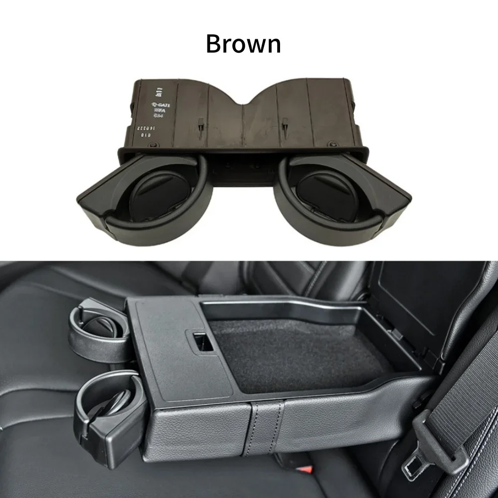 Rear Seat Armrest Insert Cup Holder Compatible with Mercedes-For C-Class W205 GLC-Class W253 2015-2021 C200 For E260 GLC300