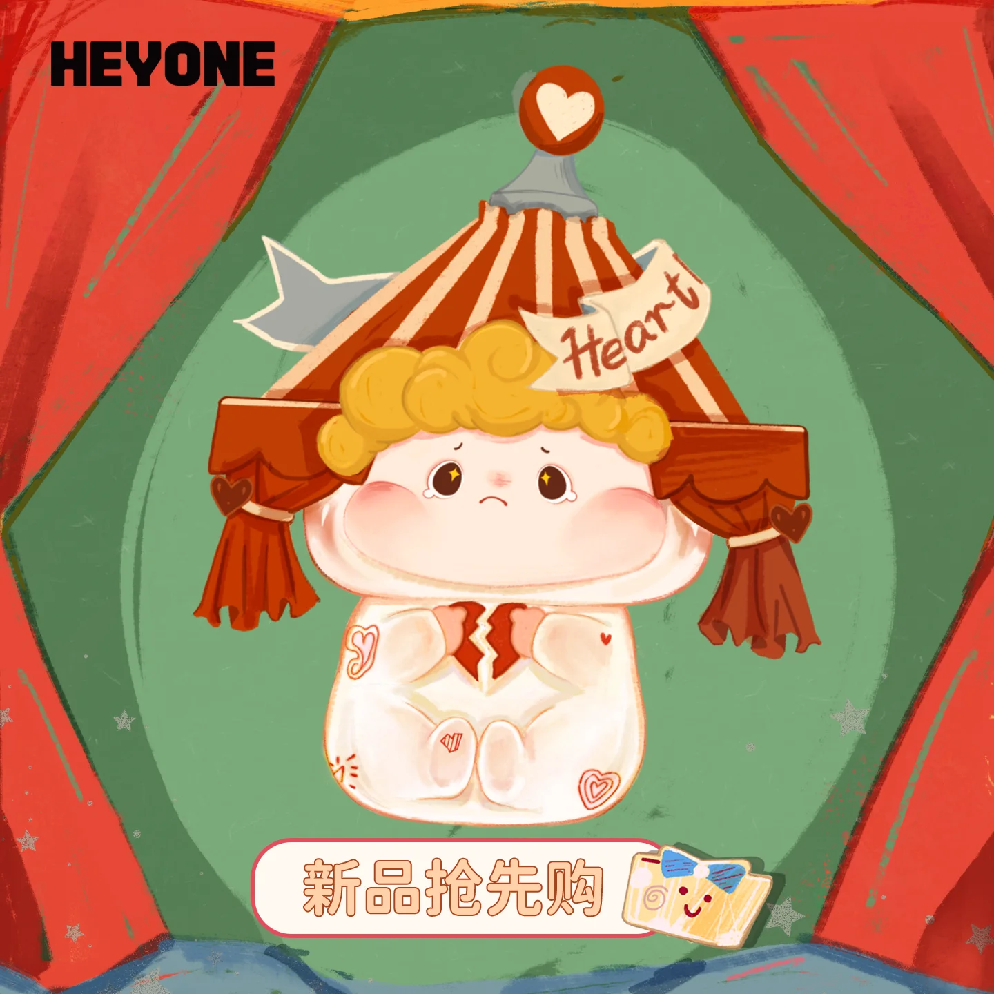 حقيقي نمط جديد Heyone Hudodo متعة خلق استوديو سلسلة صندوق أعمى صندوق غامض شخصيات لعبة عصرية مفاجأة هدية عيد #2