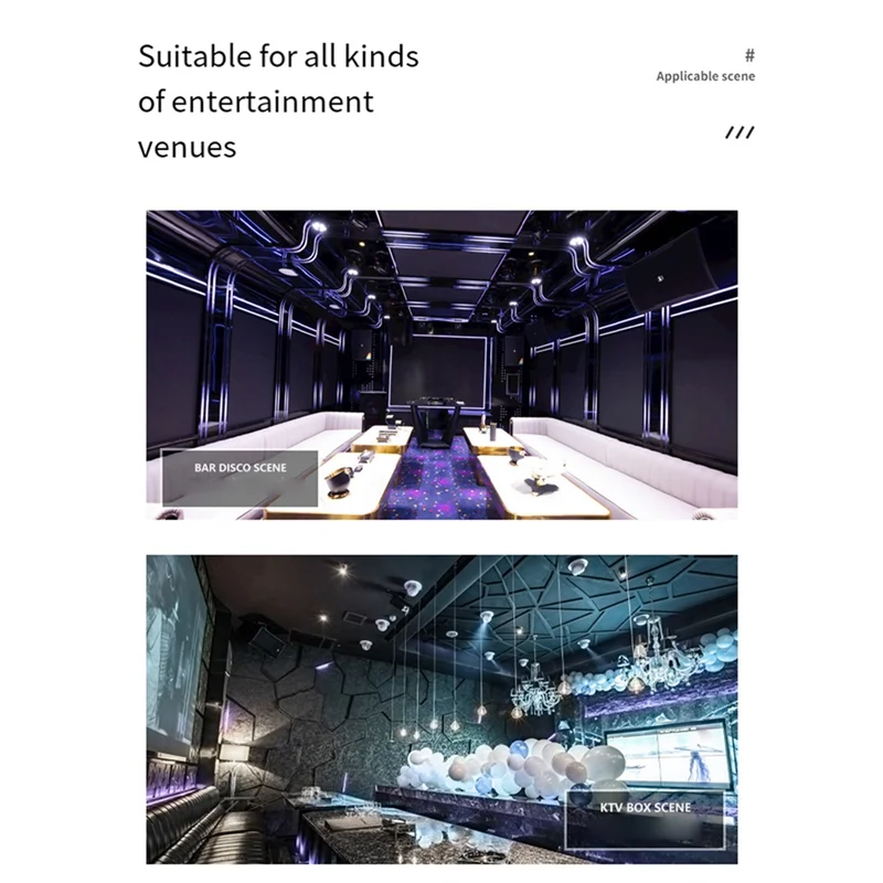 ABLK Mini LED Moving Head Wash 7X10w LED Light 4 In 1 RGBW With Rotary Voice Control For DJ Music Party Dance Club