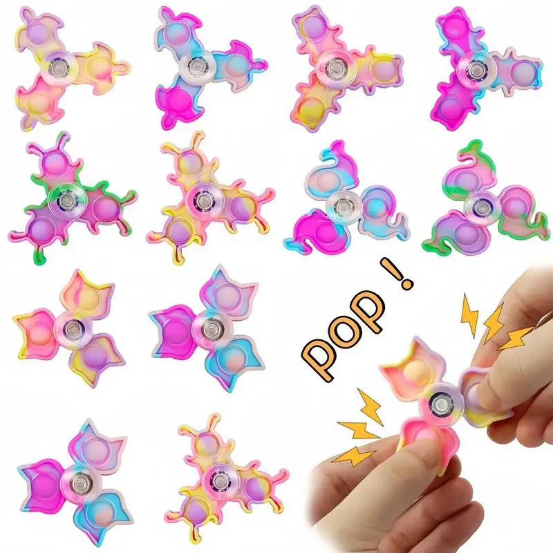 

1pc Bubble Fingertip Spinner Toy Hand Ability Exerciser Stress Relief Finger Spinners for Adult Kids Antistress Fidget Toys Gift