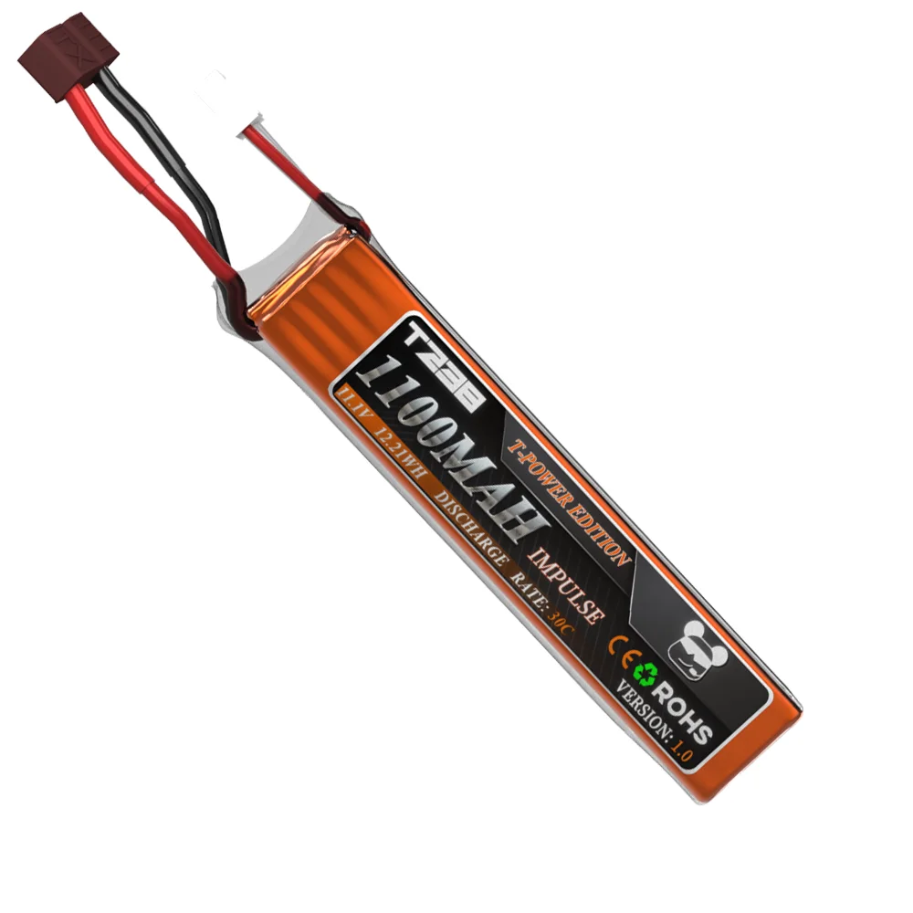 T238 akumulator impulsowy 11.1v do pistoletu na wodę Airsoft 1100/1400mAh 30C do pistoletów pneumatycznych BB zabawki elektryczne części pistoletów