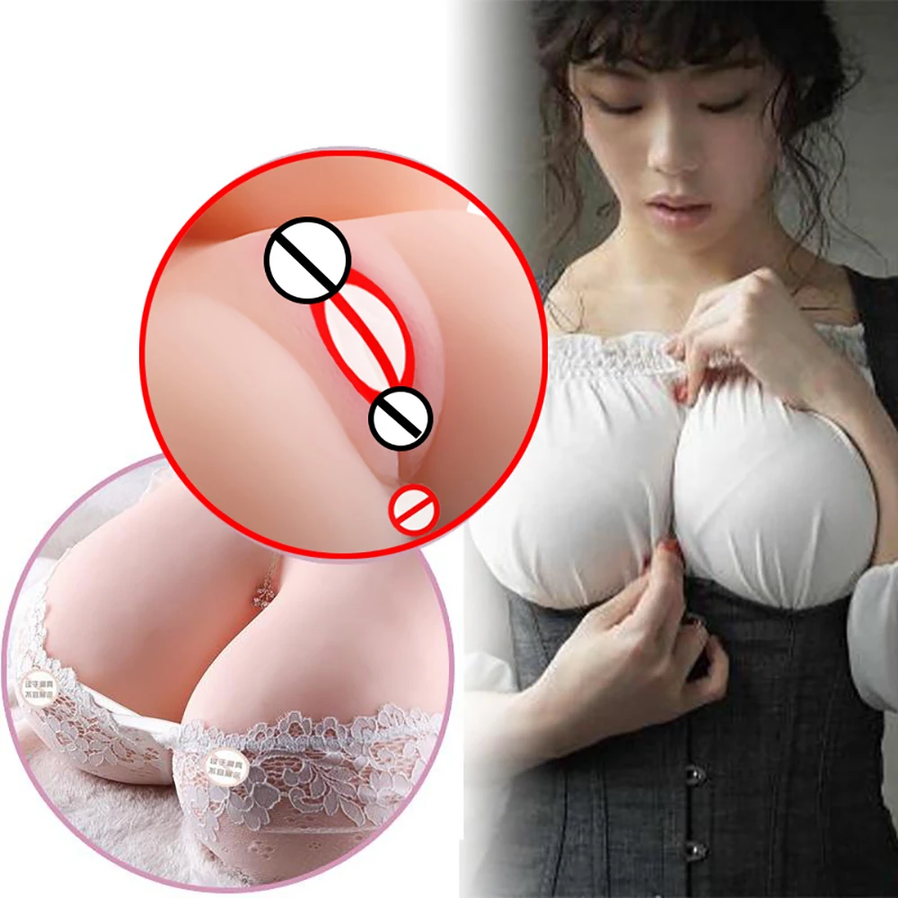 Masturbation Cup Sex Toys for Men Real Vagina Anal Half Sex Dolls Pussy Masturbators Pussy for Men Big Ass Breast Adult 18