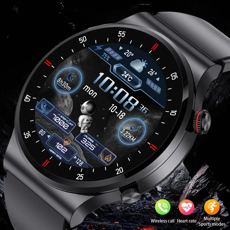 

LIGE Bluetooth Call Smart Watch Men Full Screen Sports Bracelet Health Monitor Waterproof Smartwatch 2025 For IOS Android Phone