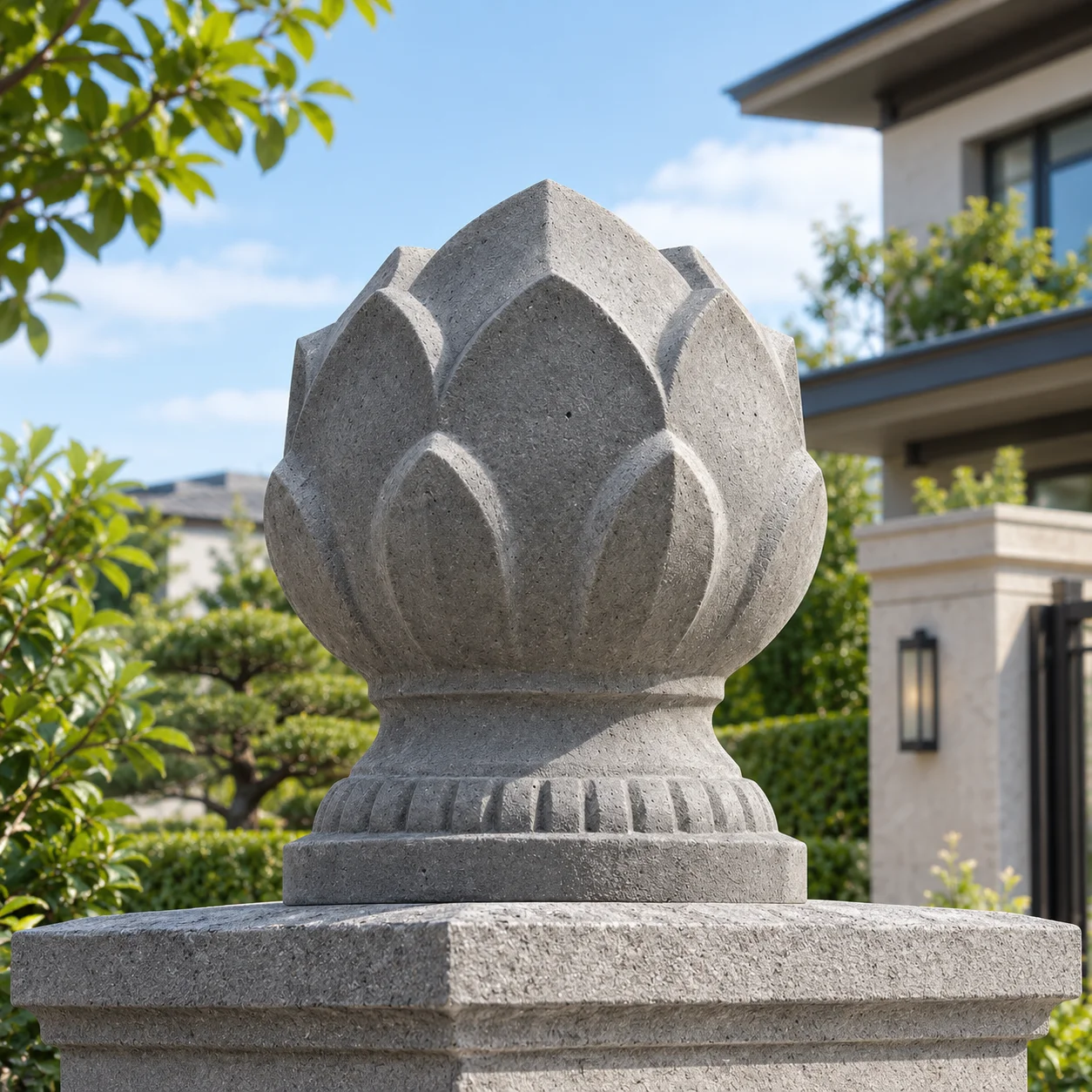 Flower Shaped Cement Mold for Prefabricated Balcony Railing European Roman Column Corner Ornament Decorative Architectural Eleme