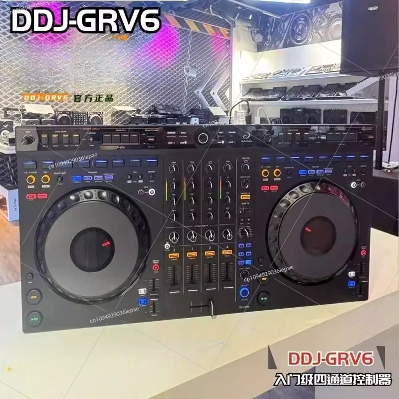 

DDJ-GRV6 Digital DJ Controller Four-Channel DJ Dual Software Support Built-in sound card