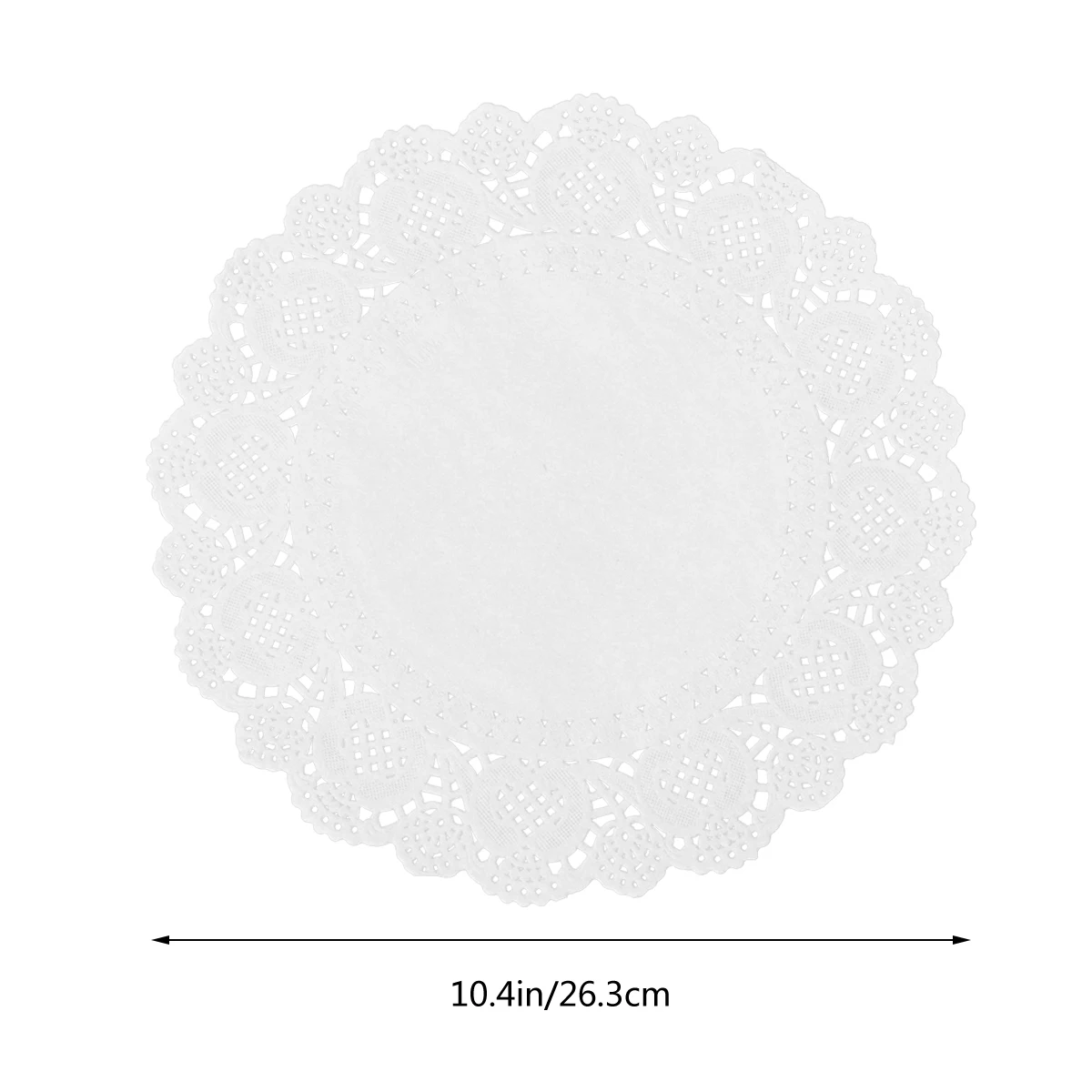 

100 Pcs Baking Paper Pad Lace Hollow White Cake Box Liner Packaging Disposable Oil Absorbing Tools Wedding Mini Placemat