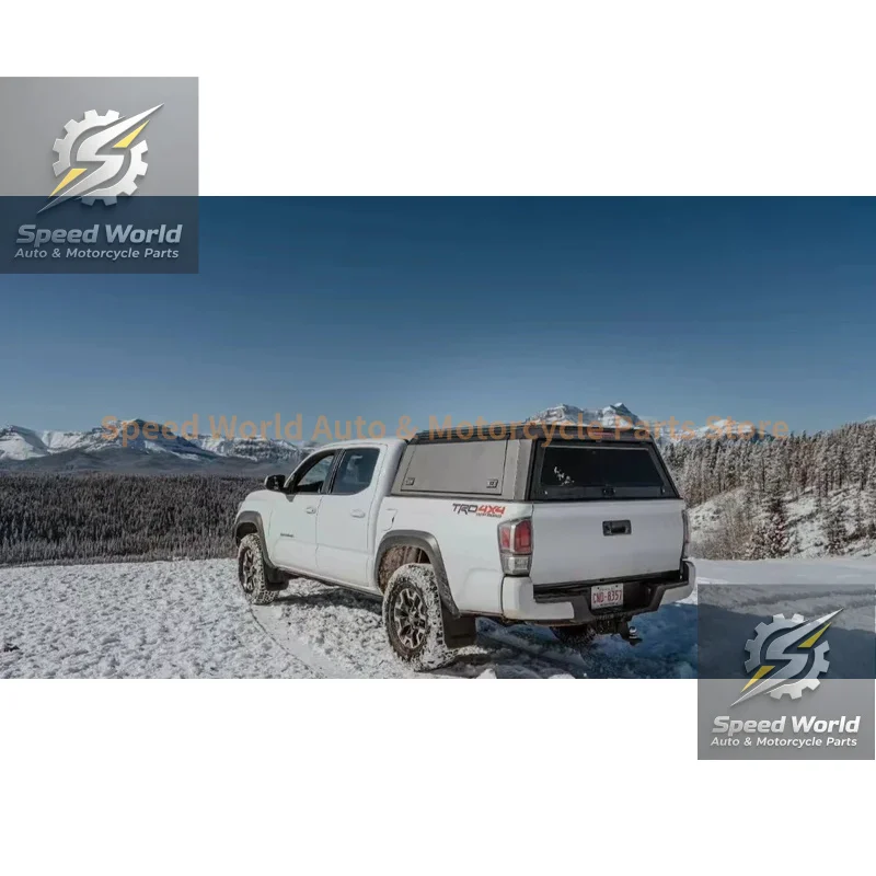 Manual Operation Aluminum Canopy 2010 For Hilux And 2017 F150 Waterproof Pickup Truck Topper Camper Model