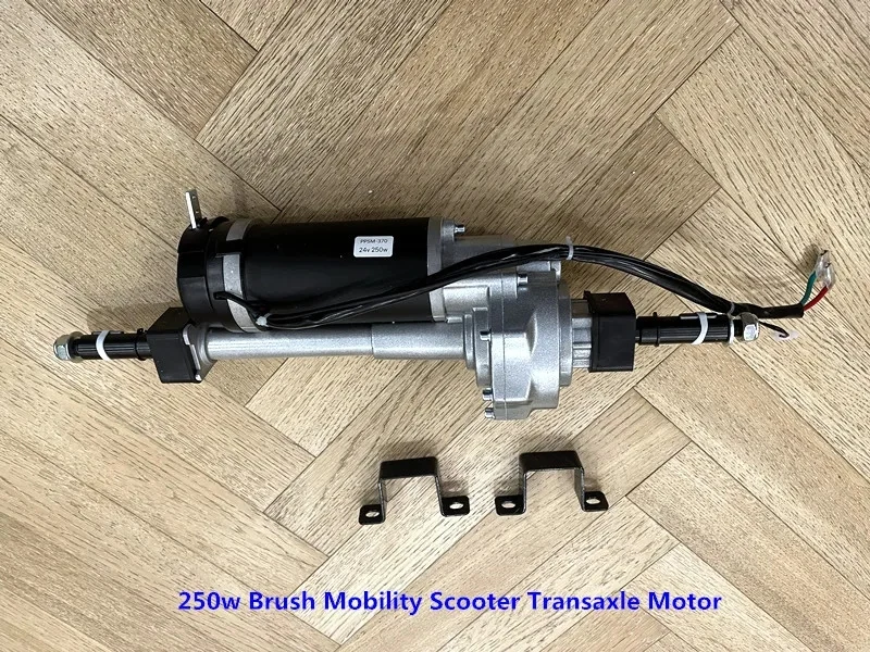 

250w Brush Gear Mobility Scooter Transaxle Hub Motor with electromagnetic brake PPSM-370