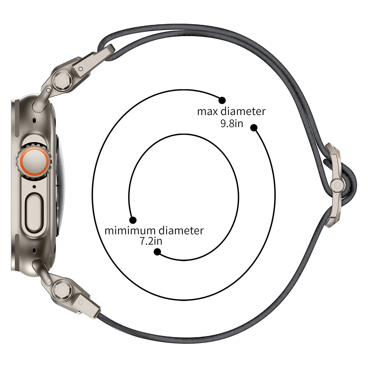 Correa deportiva de nailon para Apple Watch 2, 49mm, 10, 9, 8, 7, pulsera tejida, conector de Metal para Iwatch Series 46mm 45mm 6 5 se 44mm 42