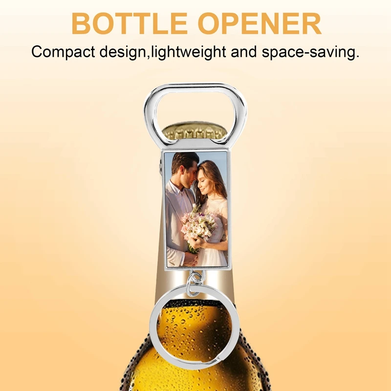 10 قطع من الفراغات لسلسلة المفاتيح التسامي - علبة سلسلة مفاتيح التسامي أو فتاحة زجاجات التسامي المعدنية لنقل الحرارة، مجموعة أ