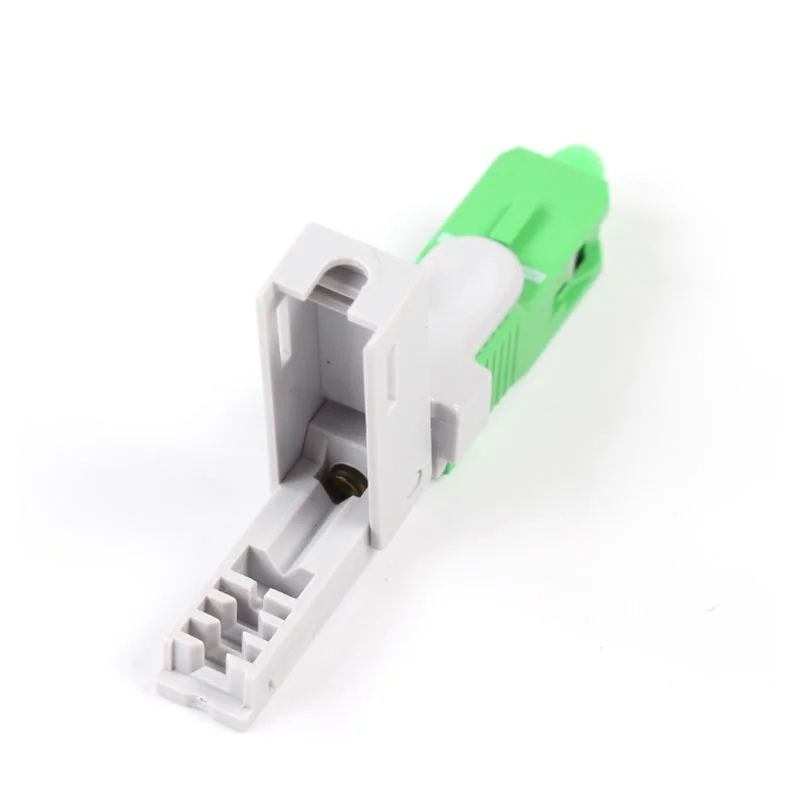 FTTH SC APC Optical Fiber Quick Connector SC UPC FTTH Fiber Optic Fast Connector Embedded Type ESC250D SC Connector