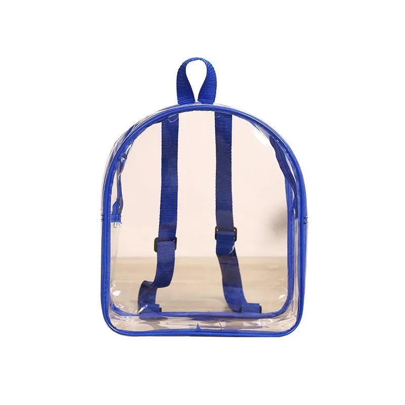 Children\'s Backpack for June 1st Transparent PVC Backpack Toy Snacks Jelly Storage Zipper Gift Bag