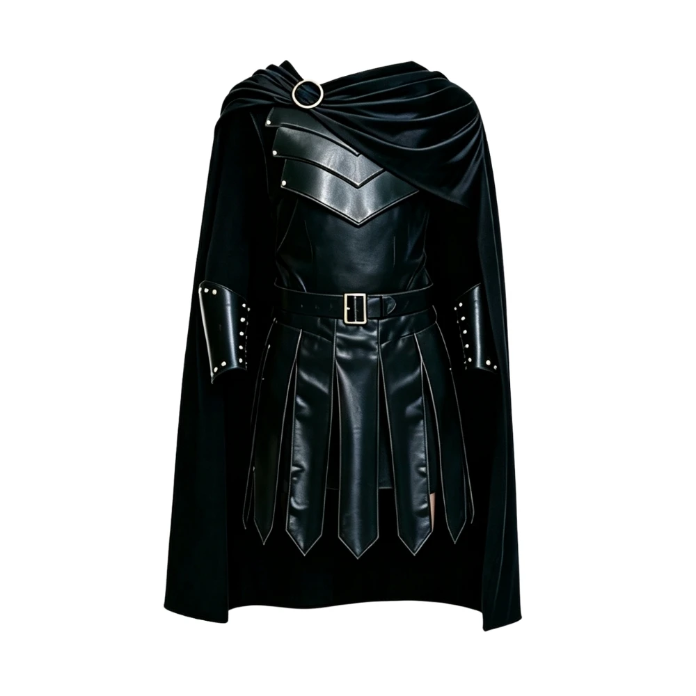 The Odyssey Cosplay Agamemnon Costume Disguise Leather Uniform Cloak for Men Roleplay Performance Outfit Halloween Carnival Suit view 4