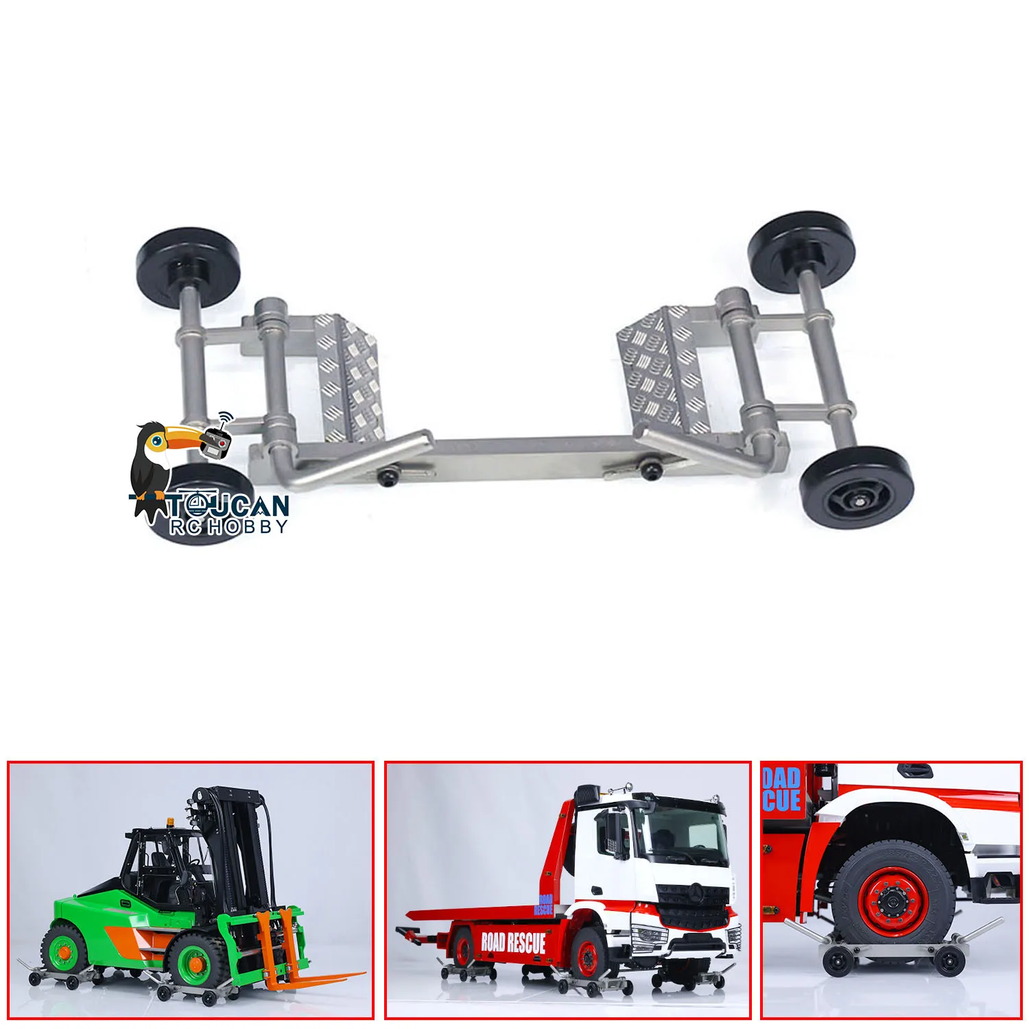 

JDModel 1 Car Mover Metal For 1/14 RC Cars Road-block Removal Truck Model Remote Control Engineering Vehicle Part TH23088-SMT9