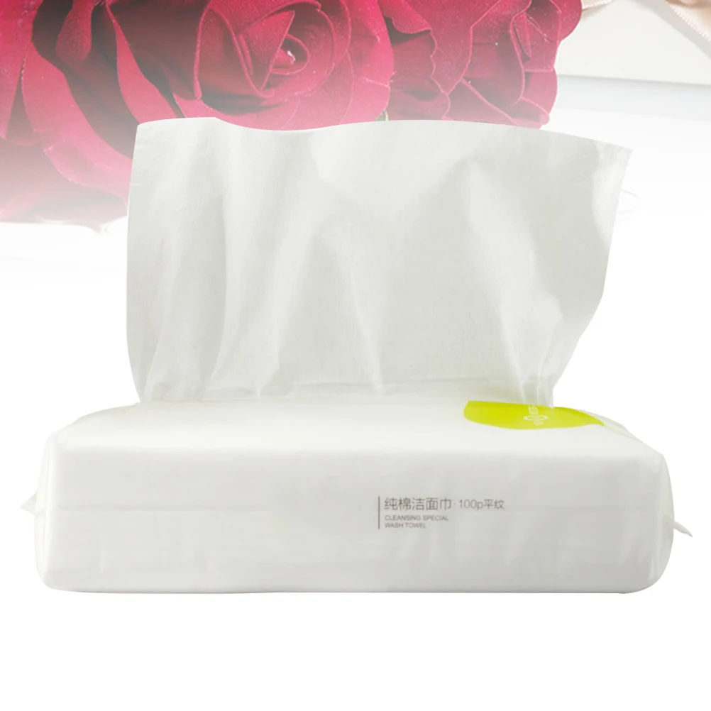 

80 Pcs Disposable Face Towels Soft Non-woven Traveling Washcloths Eco-friendly Absorbent Skin-friendly
