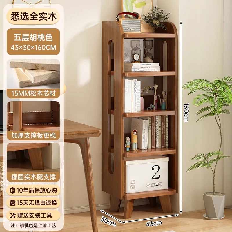 رف تخزين مكتبي منزلي من الأرض إلى السقف على الطراز الأمريكي القديم، خزانة كتب ذات نافذة عمودية عالية الجودة