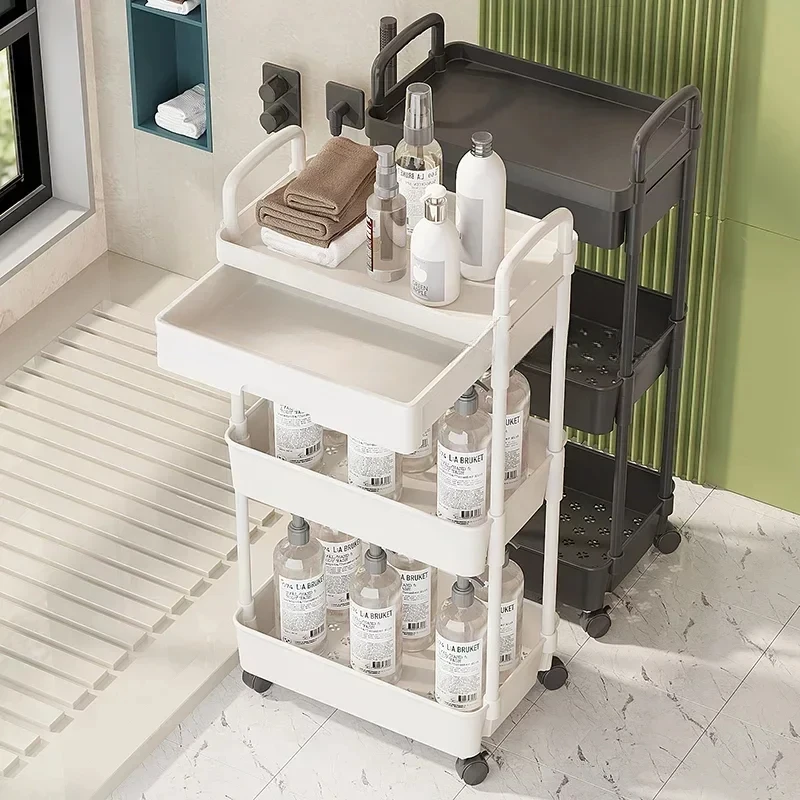 

Rolling Manicure Salon Trolley Hairdresser Tea Spa Salon Trolley Esthetician Plastic Carrito Auxiliar Salon Furniture