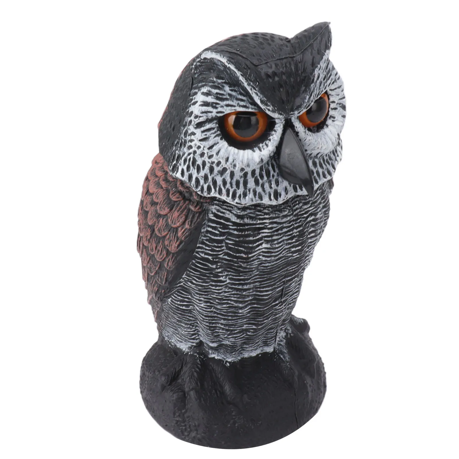 Owl Decoy to Scare Birds Plastic Shake  Owl Decoy To Scare Birds Away Scarecrow Fake Owl Outdoor Garden Decoration Owl Decoy