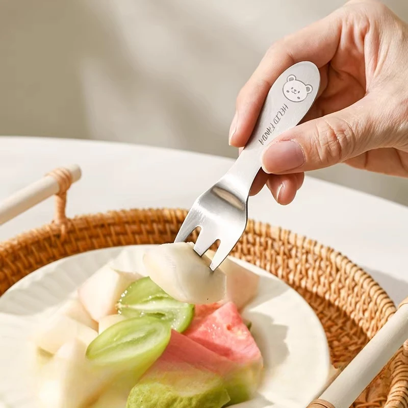 304 Stainless Steel Yogurt Bowl Scraper Spoon Cake Oat Ice Cream Dessert Scoop New High Beauty Ice Cream Spoon Kitchen Tableware