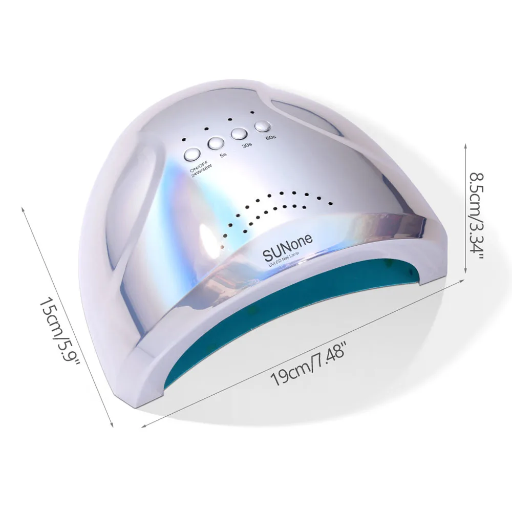 Lincorda SUNONE 48W lampada per asciugare le unghie elettrolitica per unghie smalto Gel a luce UV Manicure attrezzatura professionale per strumenti per Manicure