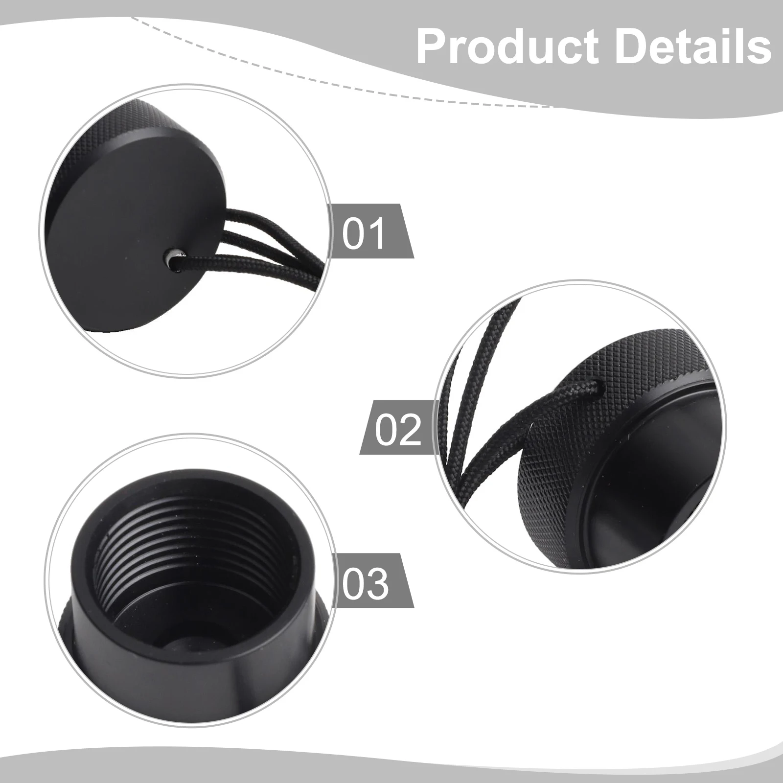 Scuba Diving DIN Tank Valve Dust Cap Din 1st Stage DIN Regulator Tank Valve Threaded Dust Cover For Underwater Scuba Diving