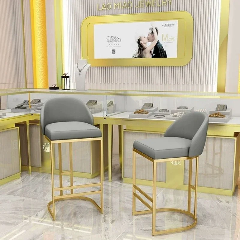 Jewelry Chairs, Gold Store Stools, Bar Chairs, Cash Register, Mobile Phone Glasses Store Jewelry Counter, Reception Chairs