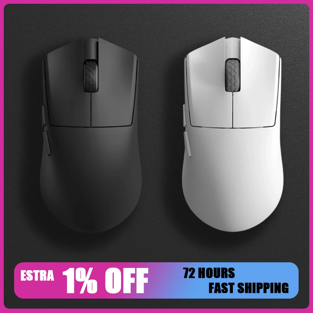 Мышь Darmoshark M3XSPRO, 2,4 г, трехрежимная беспроводная мышь Smartspeed, 8K, 30000 точек на дюйм, PAW3950, 45 г, легкая игровая мышь на заказ