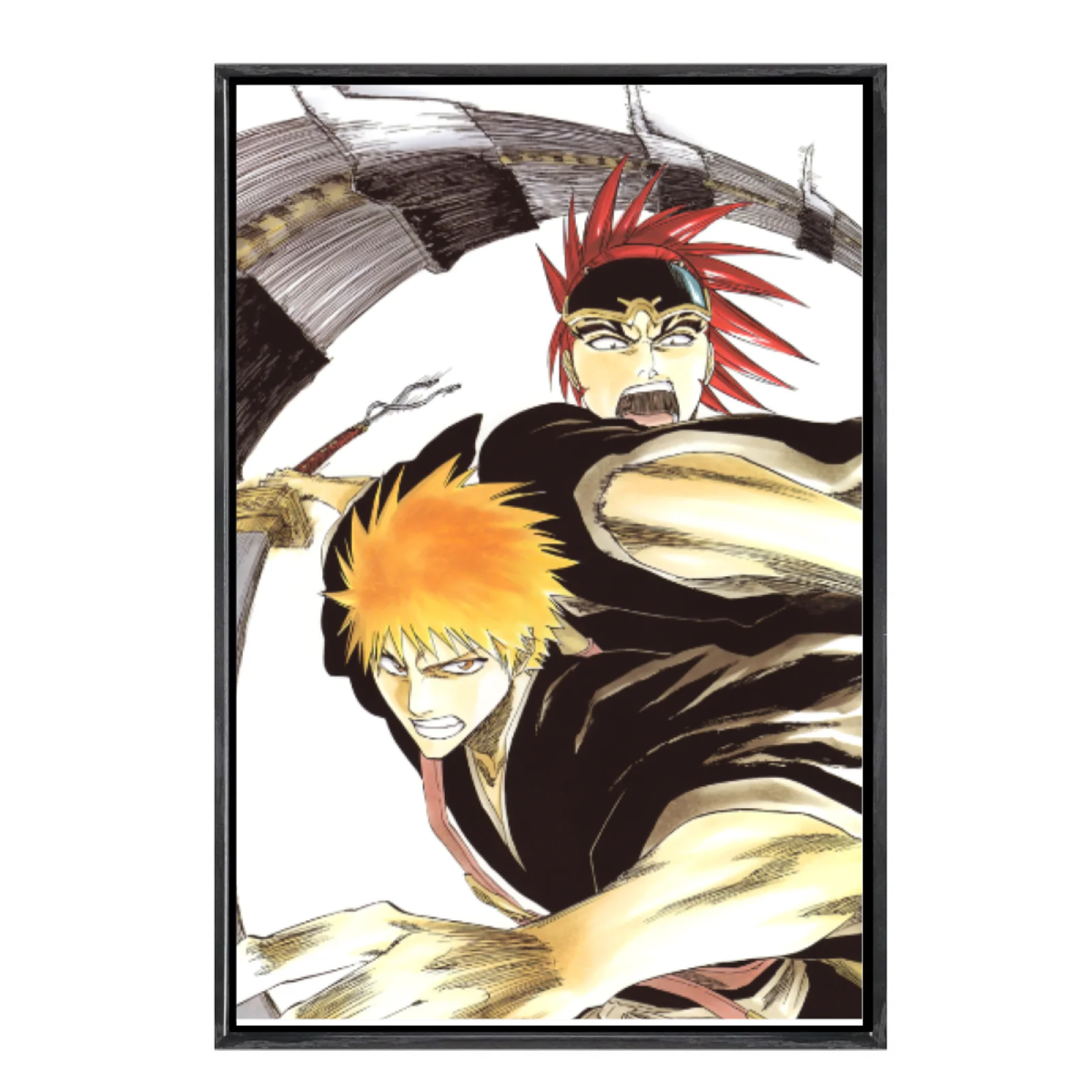 

Японская манга, многоразмерный холст, постер в двойной рамке, настенное искусство, домашний декор отбеливателя для гостиной, спальни