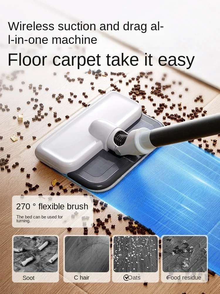 Powerful Cordless Handheld Vacuum Cleaner Versatile Attachments for Home Car Dirt Cleaning