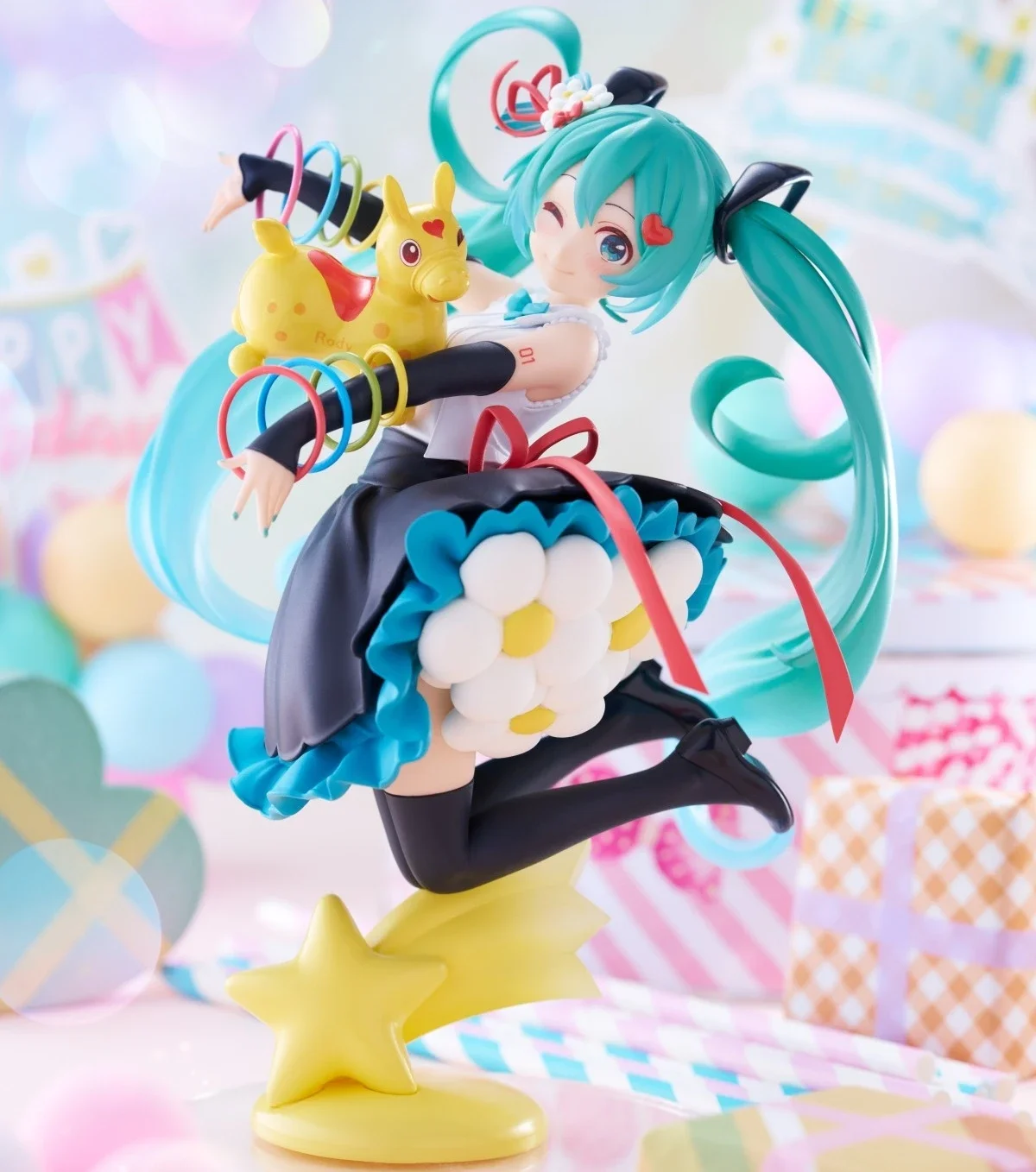 

21cm Taito Amp+ Hatsune Miku×Rody 39th Anniversary Collaborative Commemorative Style Pvc Anime Action Figures Model In Stock