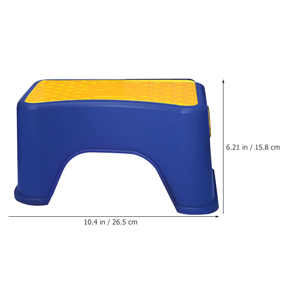 الأطفال خطوة البراز 6 بوصة المضادة للانزلاق البلاستيك مسند القدمين للحمام المرحاض المنزلية مكتب المنزل استخدام خطوة البراز #5