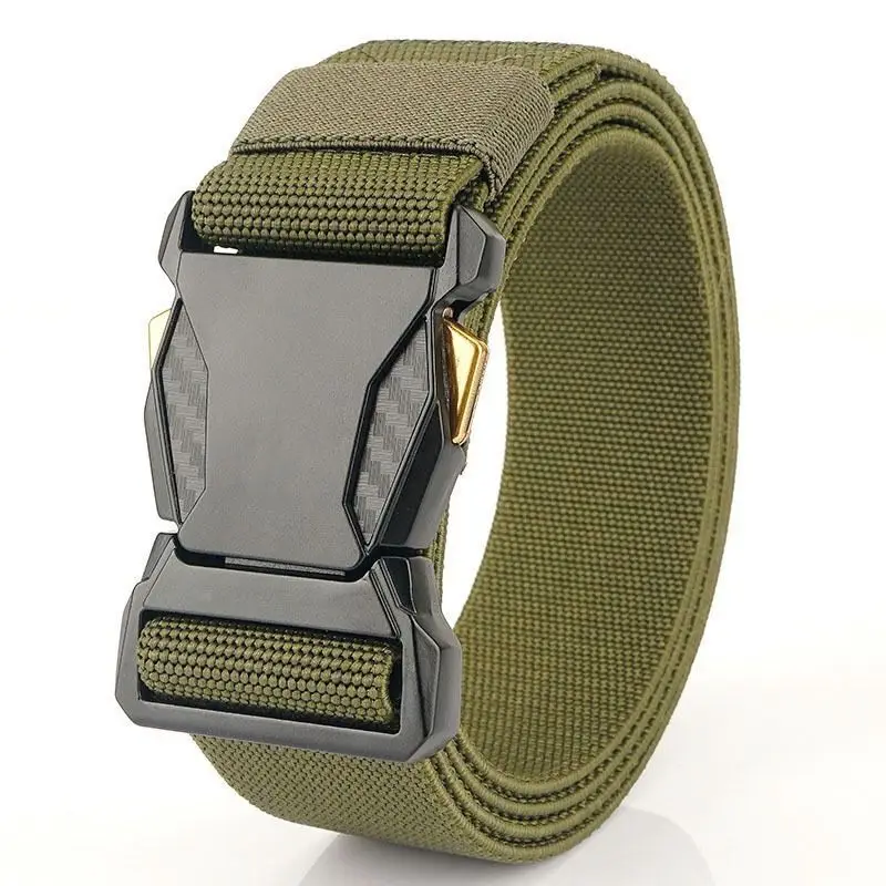 Herren-Gürtel, modischer Business-Taktikgürtel, multifunktionaler elastischer Gürtel für Outdoor-Sportarten, Golf-Dekoration für Herren und Damen – Detail 4