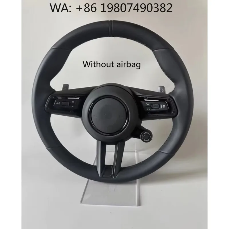 

Custom Carbon Fiber Leather Sport Steering Wheel Hot Modified Upgrade For Universal Vehicle Refit