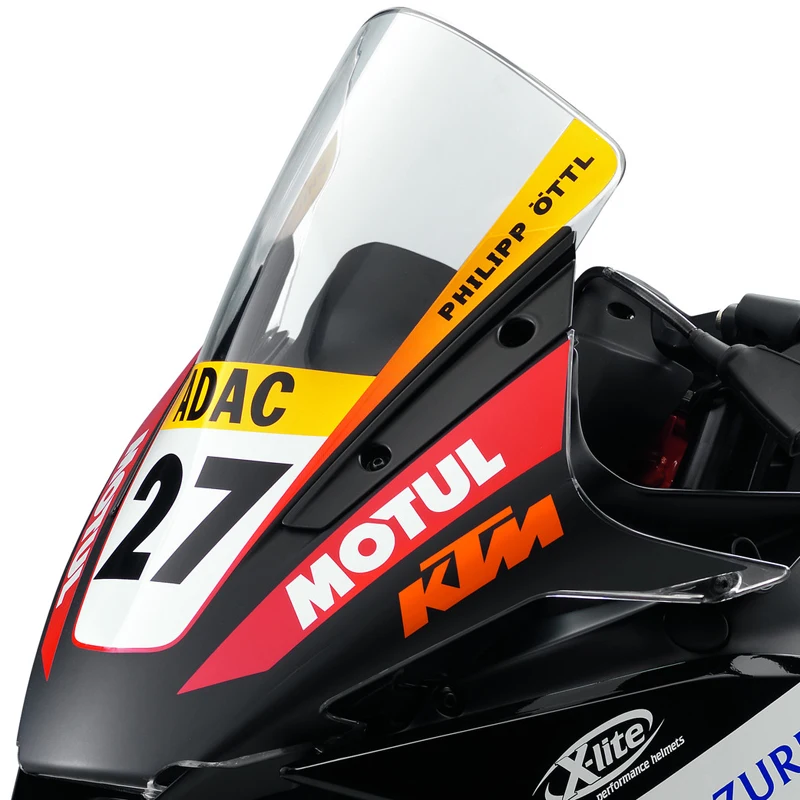 

STLF for RC390 Modified Heightened Competitive Windshield Modified Curved Windshield raise the front windshield
