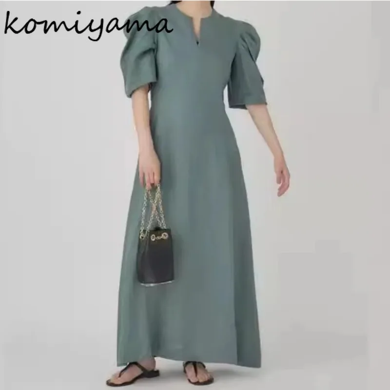 

Puff Sleeve Vestidos Mujer Japanese O-neck Women Dresses Vintage Ins Dress Spring Summer Vestido 2024 New High Waist Robes