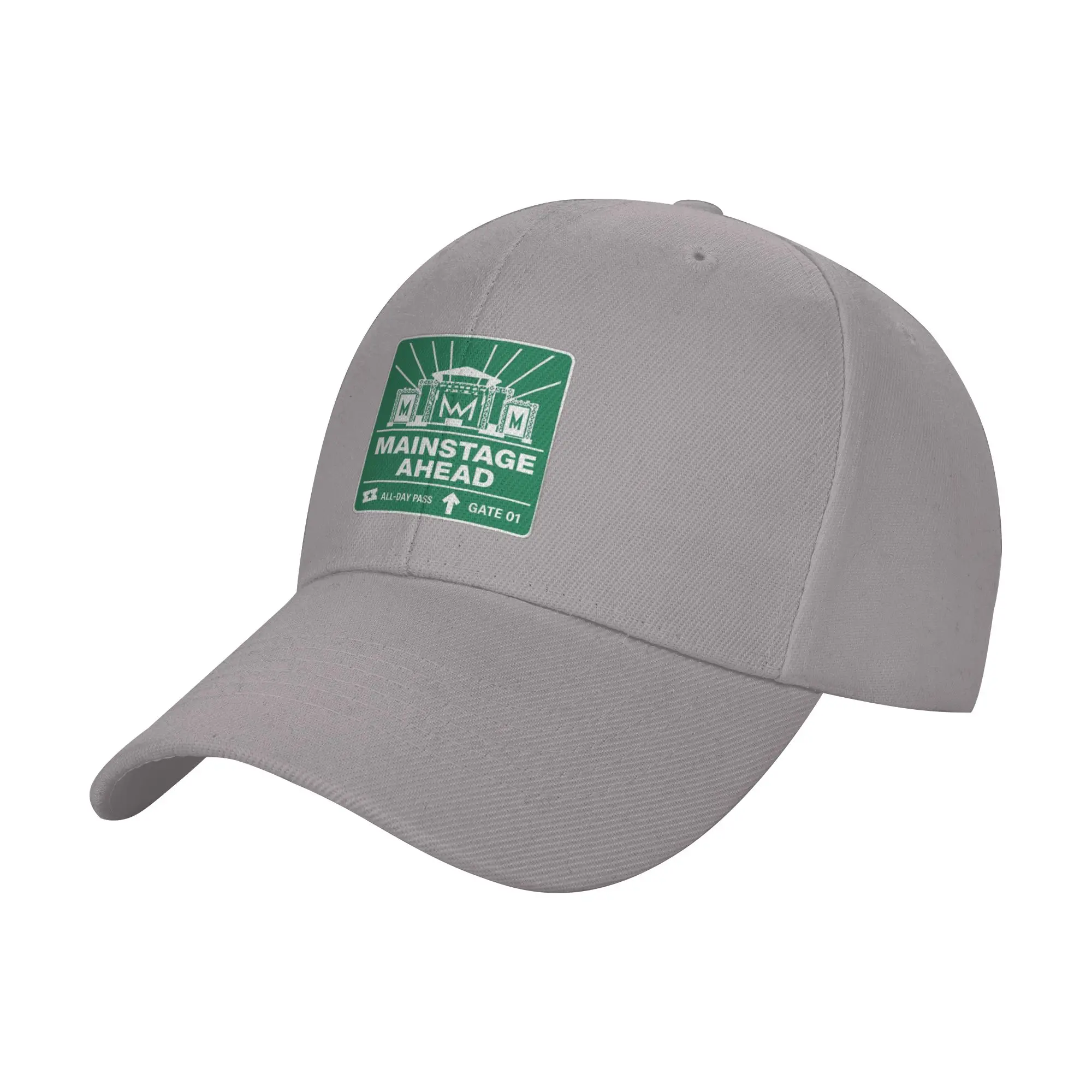 Hot Sale Mainstage Ahead Road Sign EDM Festival Outfit Baseball Cap  Autumn Summer Woman Hat  Friend Gathering Summer Woman Hat
